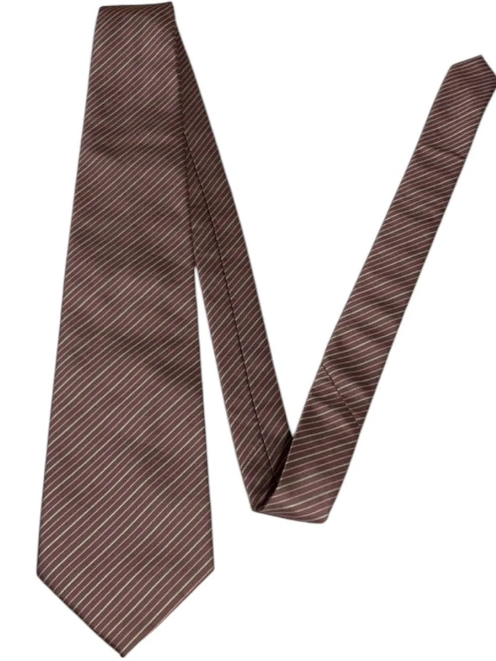 Yves Saint Laurent Striped Silk Tie